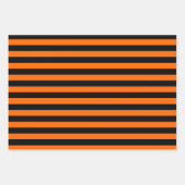 Feuille papier Motif orange/noir (Devant)