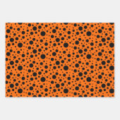 Feuille papier Motif orange/noir (Devant 3)
