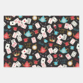 Feuille papier Motif Wonderland Alice (Devant)