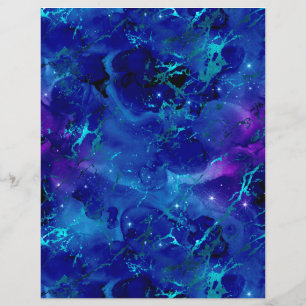 Feuille papier papier pour bloc-notes en marbre bl