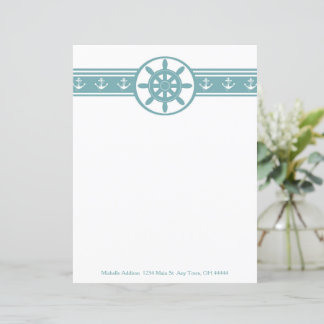 Feuille papier personnalisée pour les navires turq