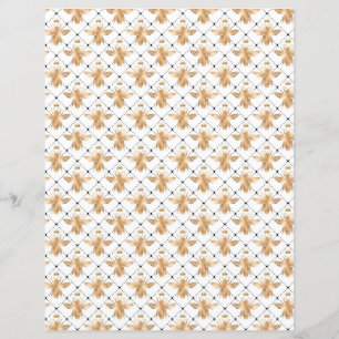 Feuille papier pour le rescapé d'abeille miel