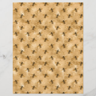 Feuille papier pour le rescapé d'abeille miel