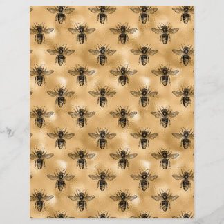 Feuille papier pour le rescapé d'abeille miel
