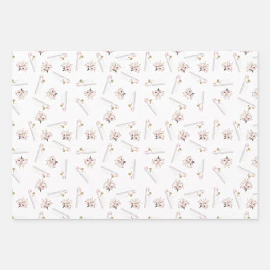 Feuille plat de papier Mariage musulman de recouvr (Devant)