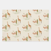 Feuille plat Wild One Safari Enveloppement Papier  (Devant)
