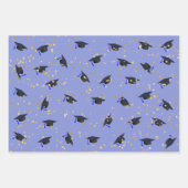 Feuille plate de 3 Jeu de 3 feuilles Plat Lavender (Devant)