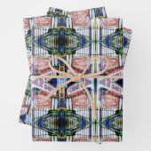 Feuille plate de papier d'enveloppement de East Vi (En situation)