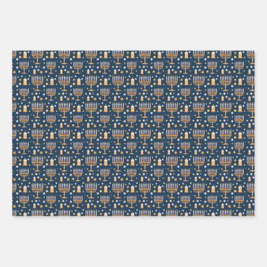 Feuille plate de papier d'enveloppement d'Hallowee (Devant)