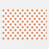 Feuille plate de papier d'enveloppement d'Hallowee (Devant 3)