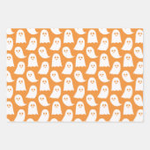 Feuille plate de papier d'enveloppement d'Hallowee (Devant 2)