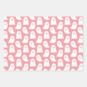 Feuille plate de papier d'enveloppement d'Hallowee (Devant)