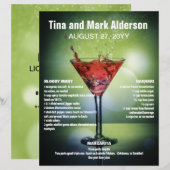 Feuille promotionnelle d'hébergement de barman (Devant / Derrière)