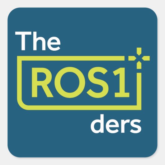 Feuille ROS1ders Stickers Carré Design Turquoise # (Devant)