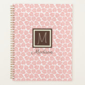 Feuille rose monogramme (Devant)