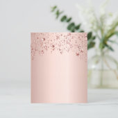 feuille rose or rose étoiles (Debout devant)