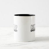 Feuille Saint-Tableur Mug de café à deux tons (Centre)