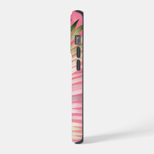 Feuille tropicale rose verte (Côté gauche)