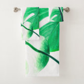 Feuille vert de Monstera (En situation)