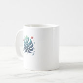 feuille verte pour les tasses (Devant gauche)