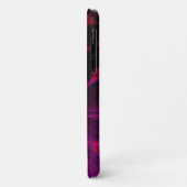 Feuille violet rouge iPhone 11 Coque (Dos/Gauche)