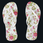 Feuilles à tongs rose<br><div class="desc">Préparez-vous pour le printemps et l'été avec de jolies roses rouges et roses pour vos orteils ! (Oui,  nous avons tapé ça !) :) Idéal pour les filles ou les femmes,  de petite à grande taille - voir liste déroulante. Choisissez la largeur et la couleur de votre sangle préférée.</div>