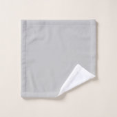 Feuilles Abstraits bleus et gris (Gant de toilette)