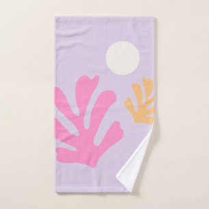 Feuilles Abstraits découpés Formes violet