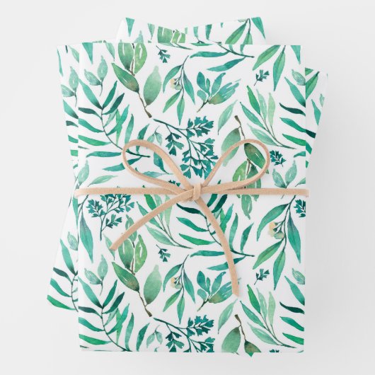 Feuilles aquarelle (En situation)