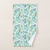 Feuilles aquarelle (Serviette à main)