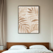 Feuilles aquarelle - Poster Zen - Art mur neutre