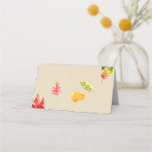 Feuilles automautomne tente cartes alimentaires (Dos)