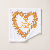 Feuilles automnales (Gant de toilette)