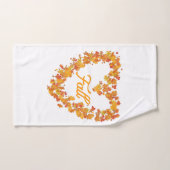 Feuilles automnales (Serviette à main)