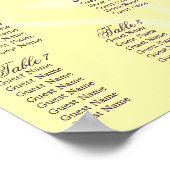 Feuilles automnales 11 x 14 Tableau de sièges (Coin)