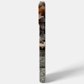 Feuilles automnales avec neige iPhone / coque ipad (Verso / Gauche)