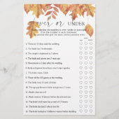 Feuilles automnales - Plus ou sous la douche nupti (Devant)