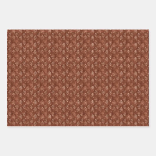 Feuilles automnales rustiques (Devant 3)