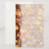 Feuilles Automne 6 Papeterie (Devant / Derrière)