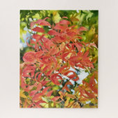 Feuilles Automne Colonnes Automne Arbre Puzzle d'A (Vertical)