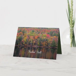 Feuilles Automne Couleur automne Carte de voeux