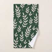 Feuilles blanches (Serviette à main)