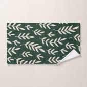 Feuilles blanches (Serviette à main)
