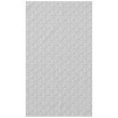 Feuilles blancs sur nappes gris argent (Devant)