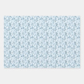 Feuilles bleues/grises aquarelle (Devant)