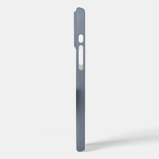 Feuilles bleus avec coque iphone Dew (Verso / Gauche)