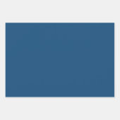 Feuilles bleus et fleurs blanches sur Arrière - pl (Devant 3)