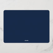 Feuilles botanique cadre vacances feuille de Noël  (Verso)