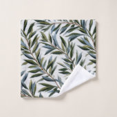 Feuilles botaniques en ivoire (Gant de toilette)