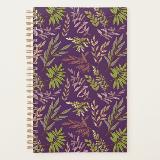 Feuilles botaniques : un dos violet époustouflant (Devant)